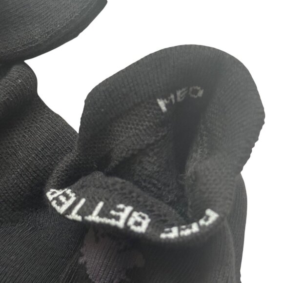 Bombas Medium Black No-Show Socks 5-Pack With Honeycomb Arch Support & Performan - Picture 3 of 7